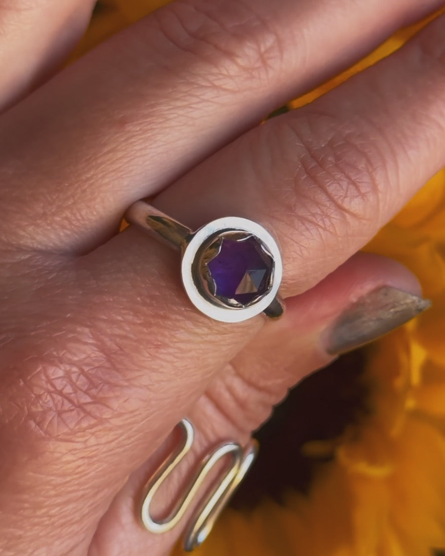 The Sobriety Ring - Amethyst - Made To Order