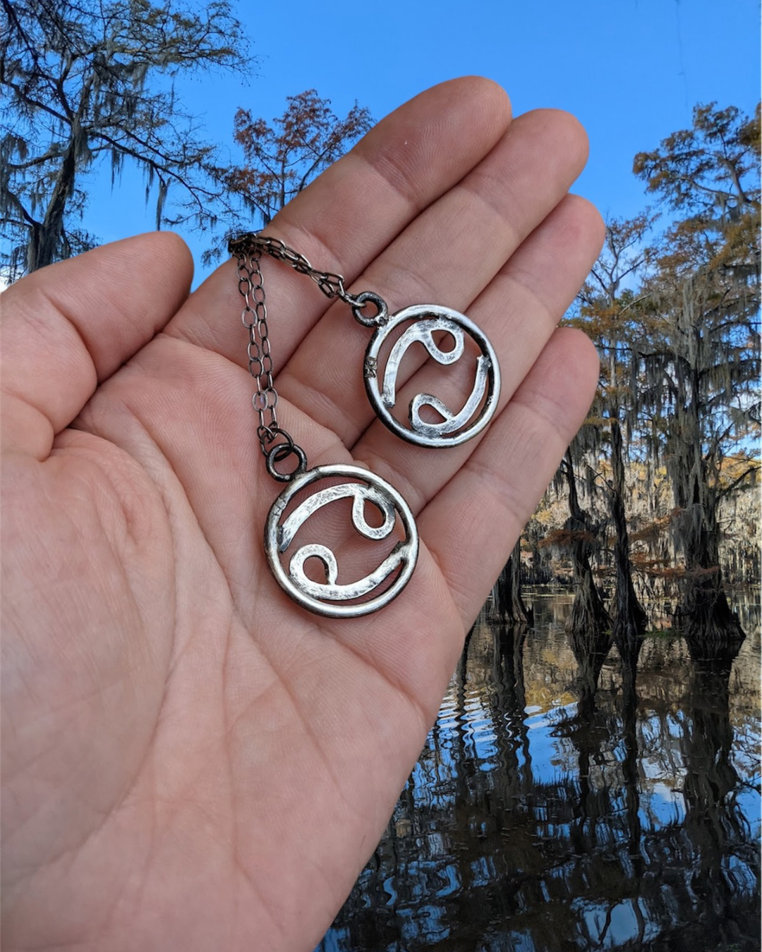 Caddo Lake Movie Necklace - Cancer Zodiac Symbol - MTO