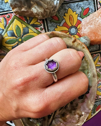 The Sobriety Ring - Amethyst - Made To Order