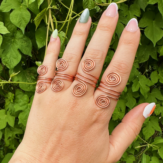 Double Spiral Rings