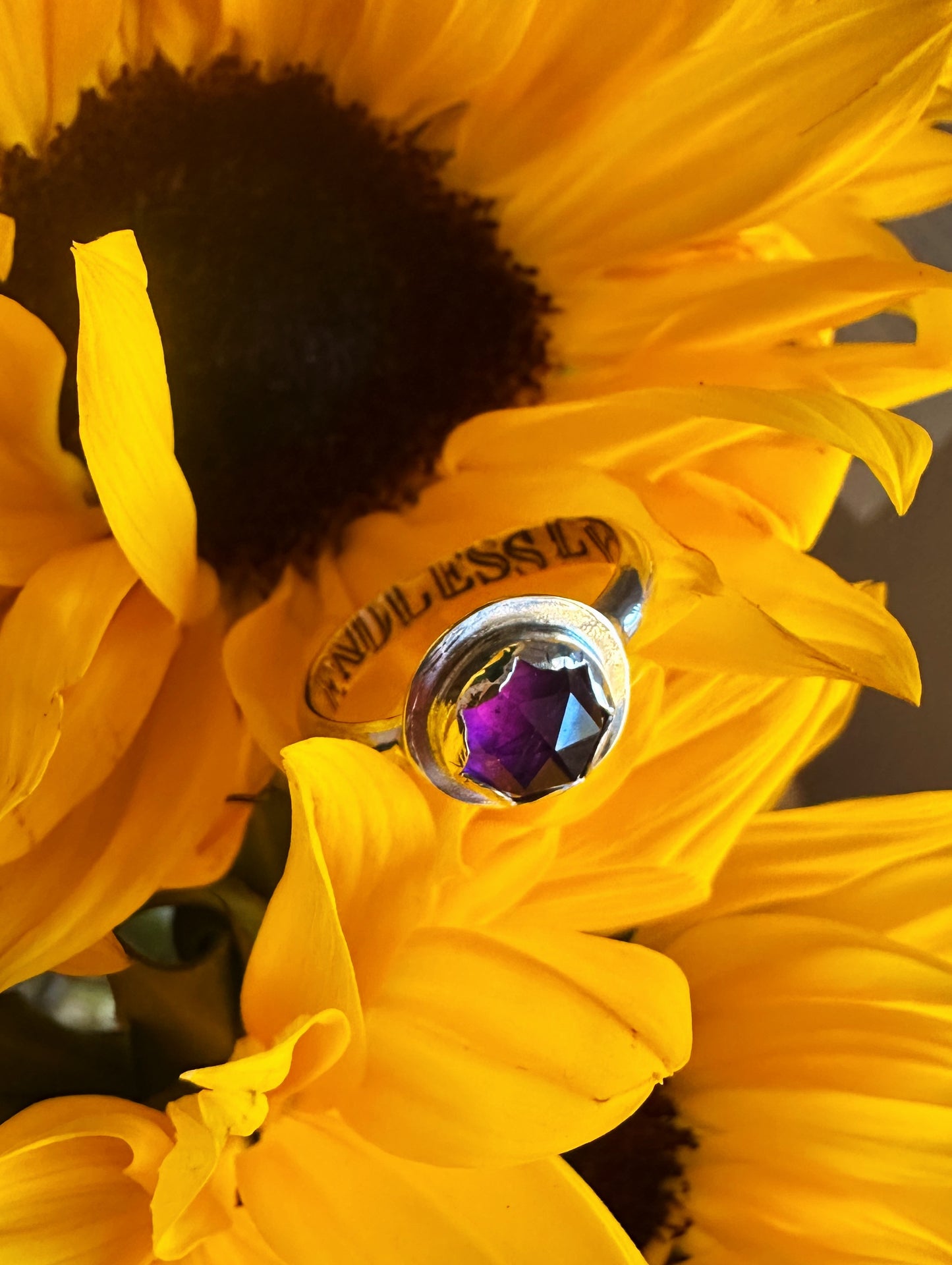 The Sobriety Ring - Amethyst - Made To Order