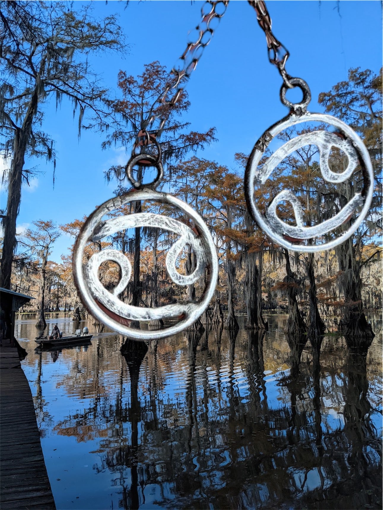 Caddo Lake Movie Necklace - Cancer Zodiac Symbol - MTO