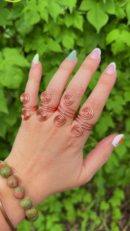 Double Spiral Rings