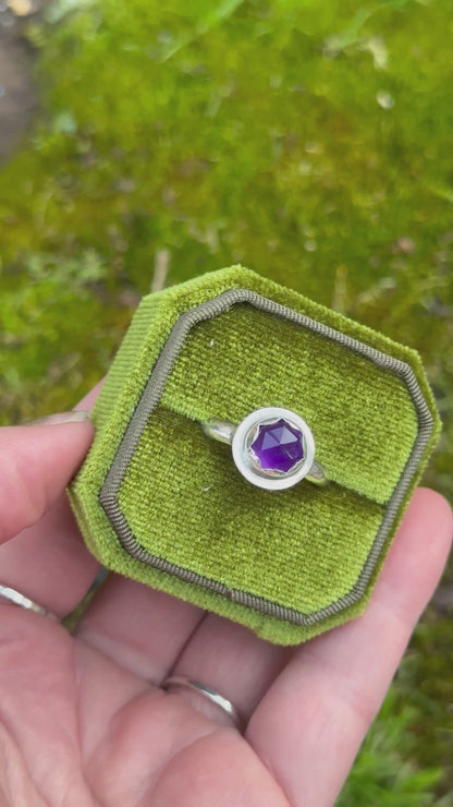The Sobriety Ring - Amethyst - Made To Order